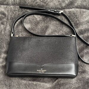 Kate Spade Sleek Black Crossbody Bag